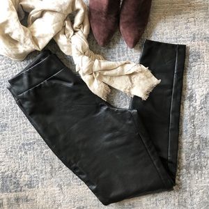 Leith: Faux Leather Leggings